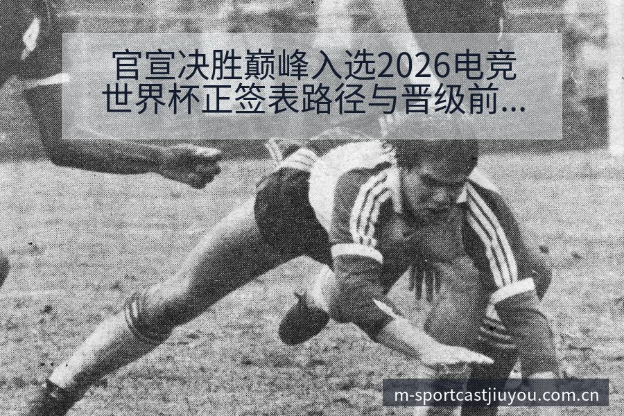 官宣决胜巅峰入选2026电竞世界杯正签表路径与晋级前景赛 - 九游官网CN直播投注推荐